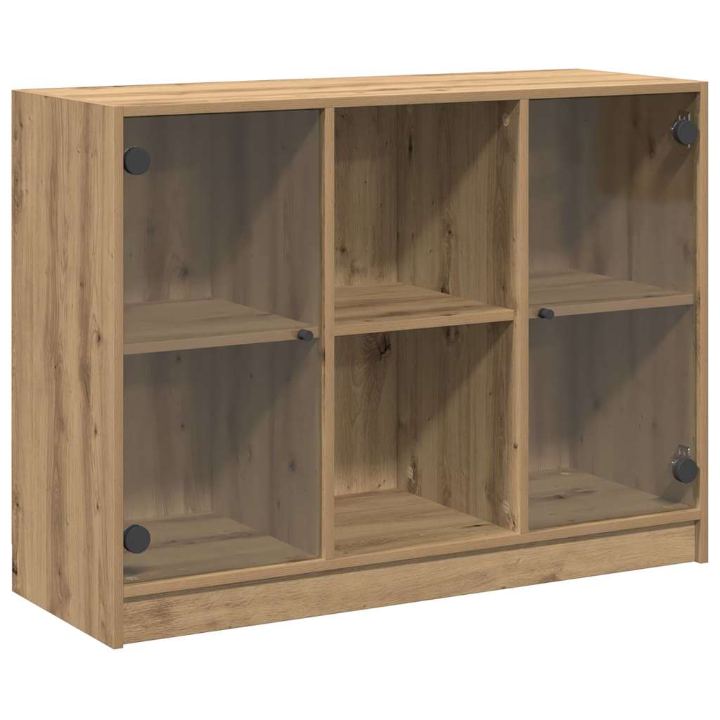 Komoda boja hrasta artisan 102x37x75,5 cm konstruirano drvo