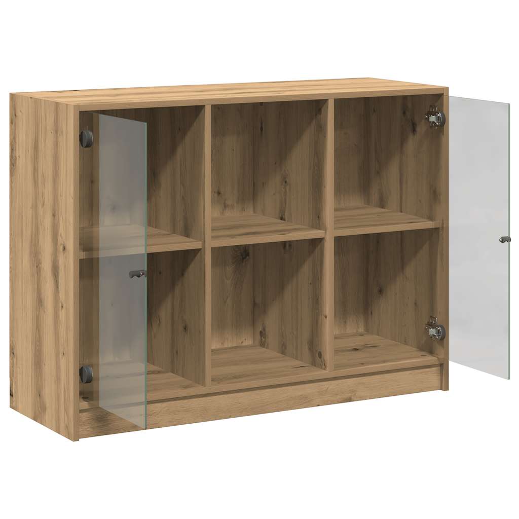 Komoda boja hrasta artisan 102x37x75,5 cm konstruirano drvo