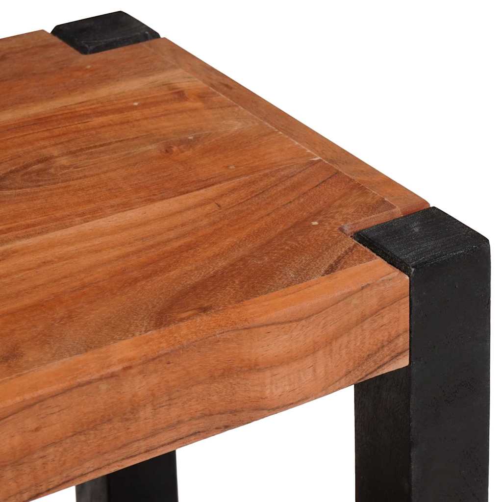 Polica 3 pcs Smeđa 80 x 30 x 110 cm Čvrsto drvo akacije