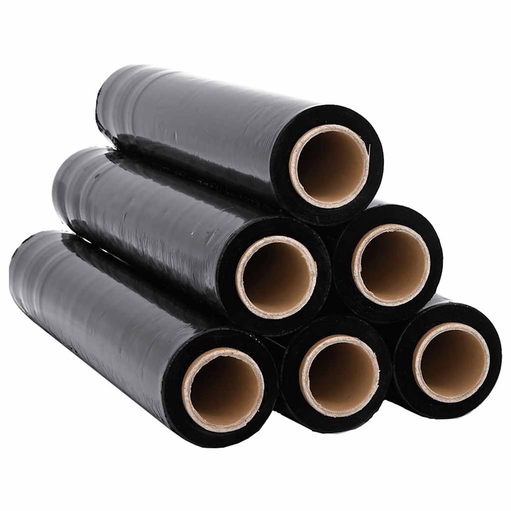 rastezljiva folija 6 kom crna 23 μm 50 cm x 300 m
