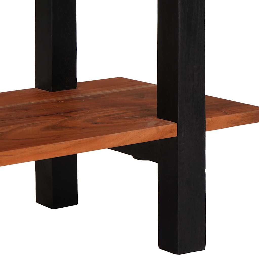 Konzolna stolica s ladicama Smeđa i crna 110 x 30 x 75 cm