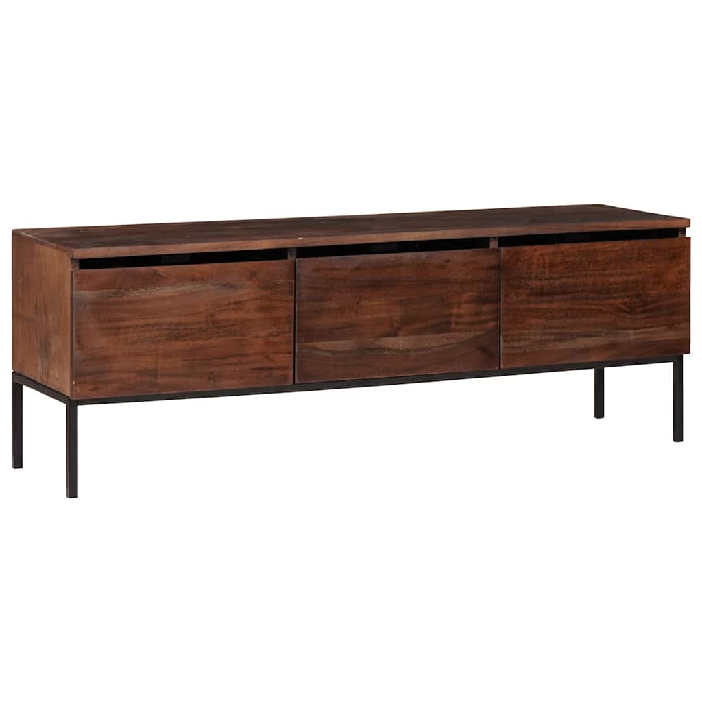 TV ormar boja meda 110 x 30 x 36 cm Masivno bagremovo drvo