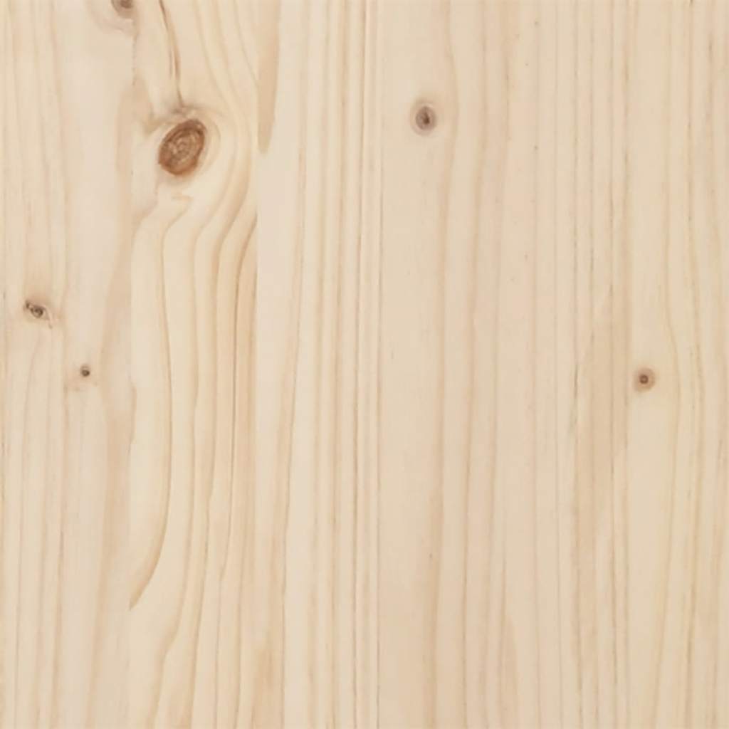 Krevet s regalom za knjige bez madraca 90x200 cm od borovine