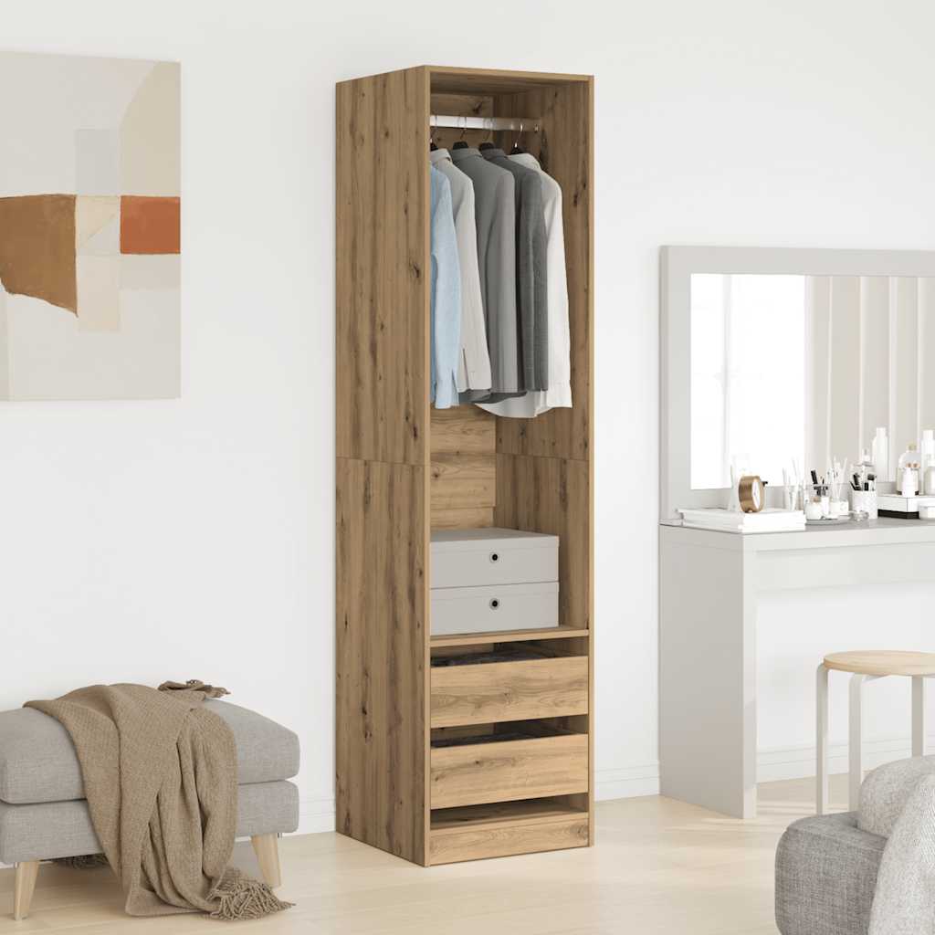 Ormar Artisan hrast 50x50x200 cm konstruirano drvo