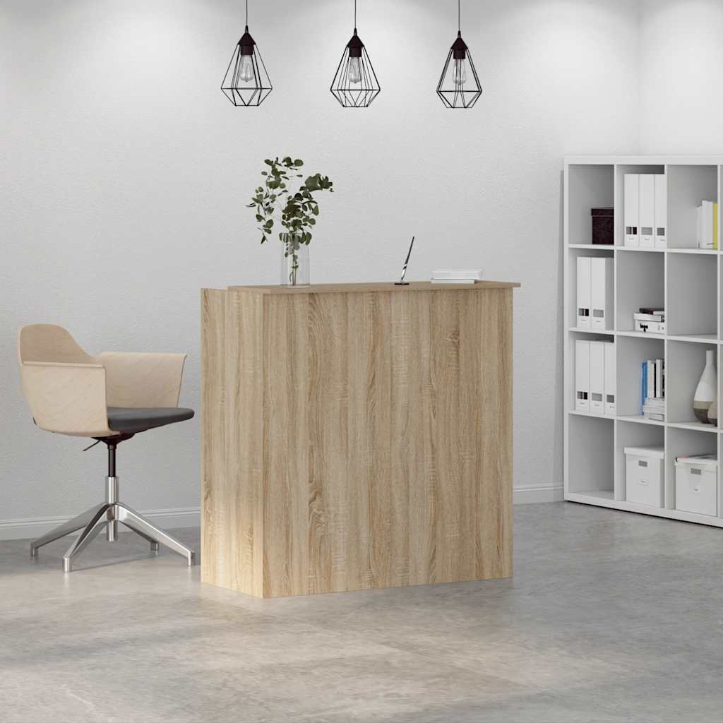 Recepcijski stol Sonoma hrast 100x50x103,5 cm Konstruirano drvo