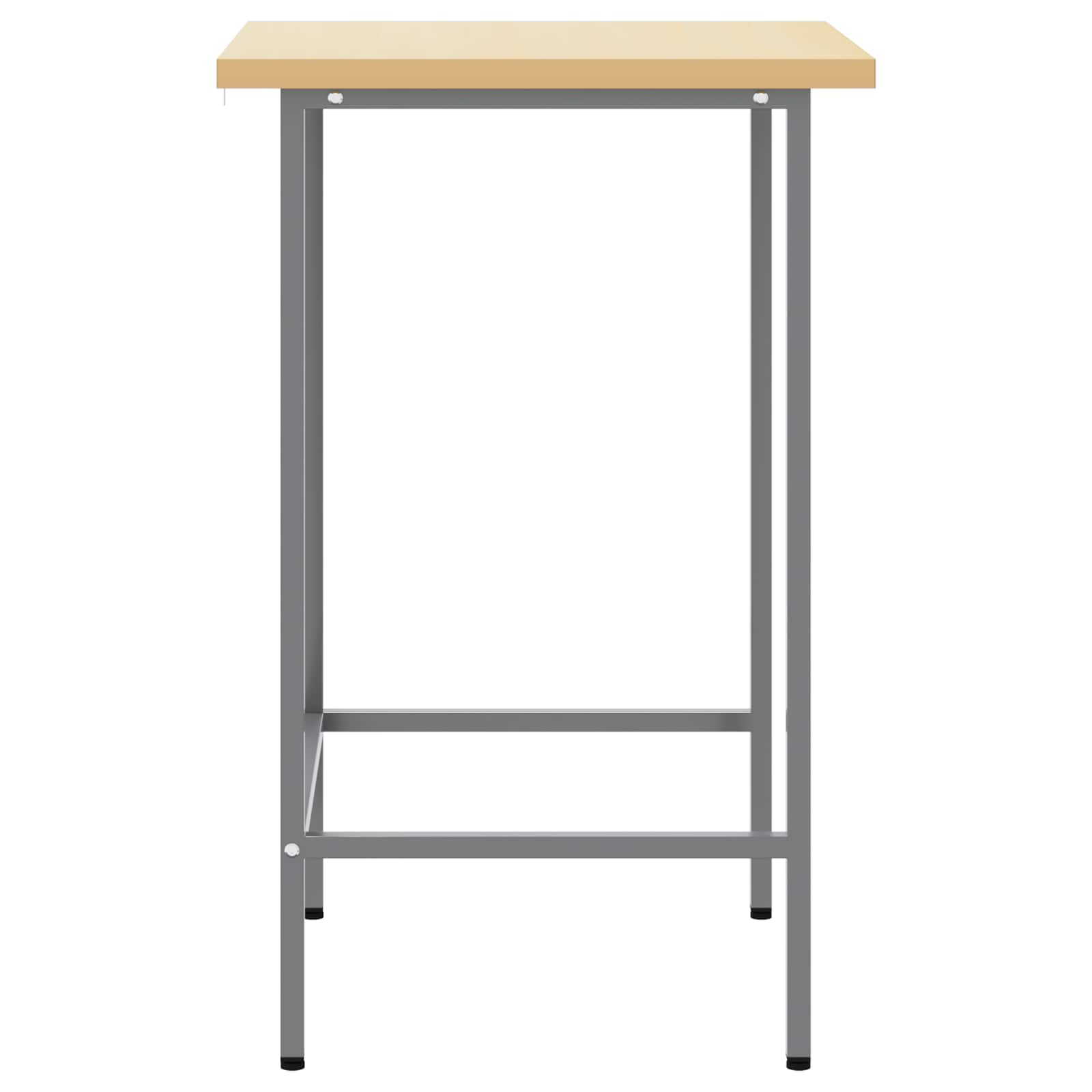 Kutna stolica Siva 55 x 55 x 85 cm Čelik i inženjerska drva