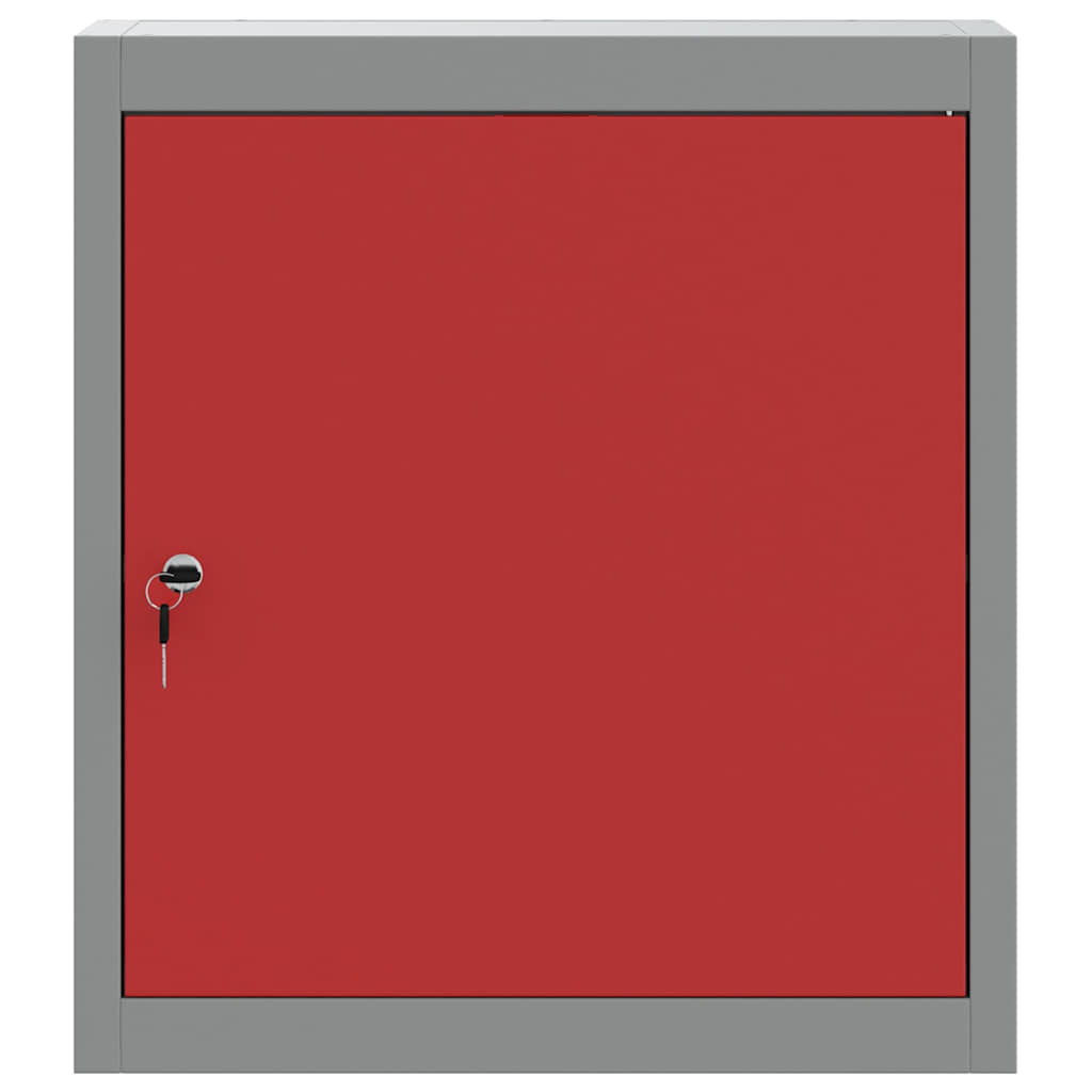 Ormar za alate s policom Crvena i siva 50 x 20 x 55 cm