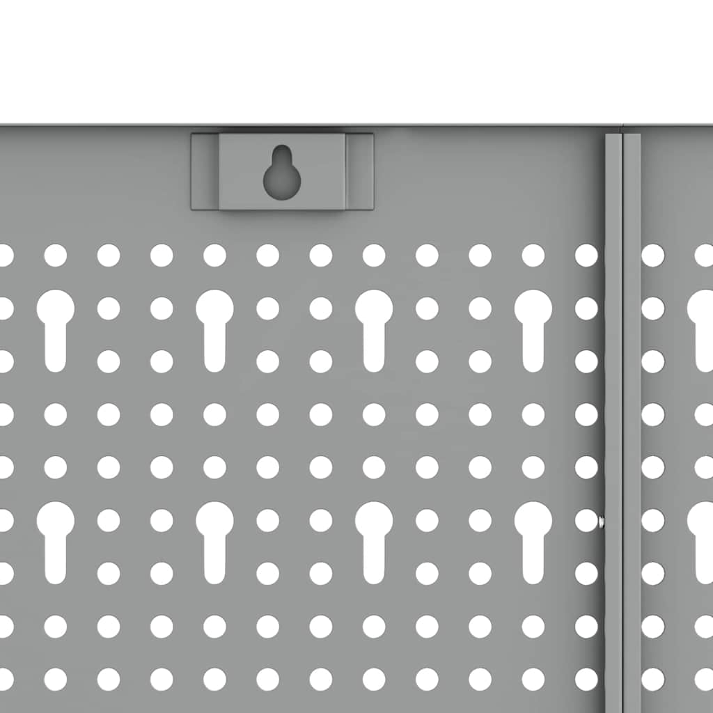 Panel za alate 3 kom. Siva 150 x 1 x 80 cm