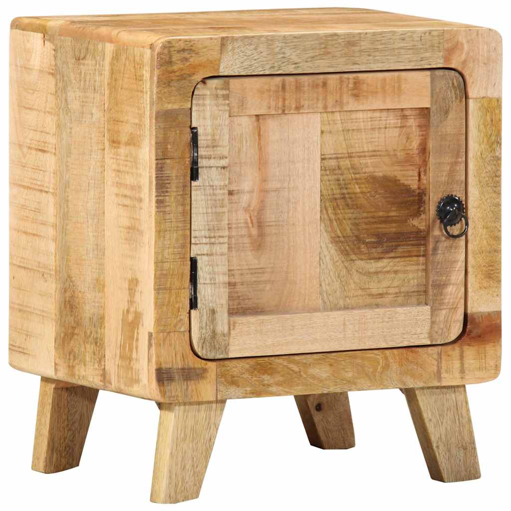 Noćni ormarić 2 kom 40x32x46 cm puno drvo grubo mango