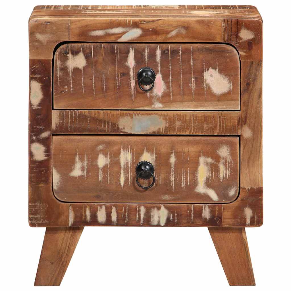 Noćni ormarić 2 kom 40x32x46 cm Obrađeno puno drvo