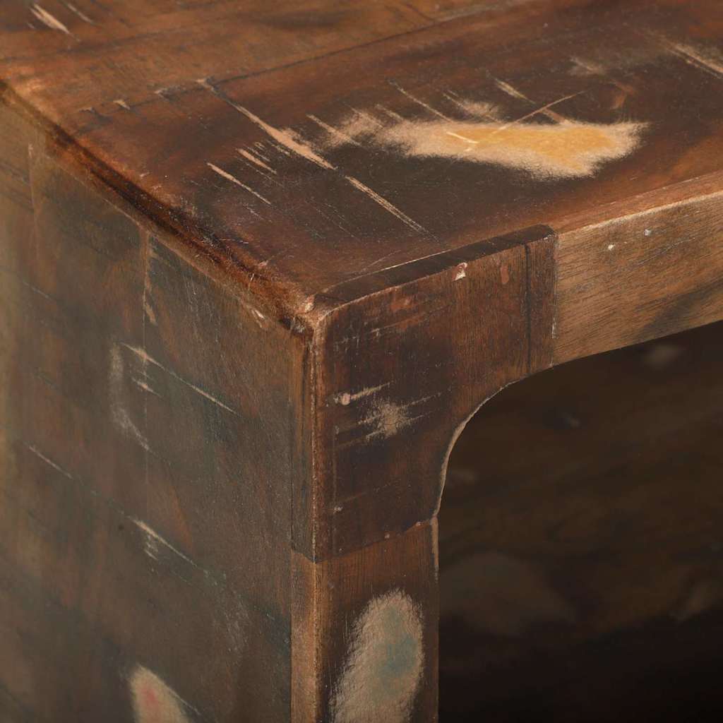 TV ormar Šareni 80 x 30 x 25 cm Čvrsto drvo iz reciklaže