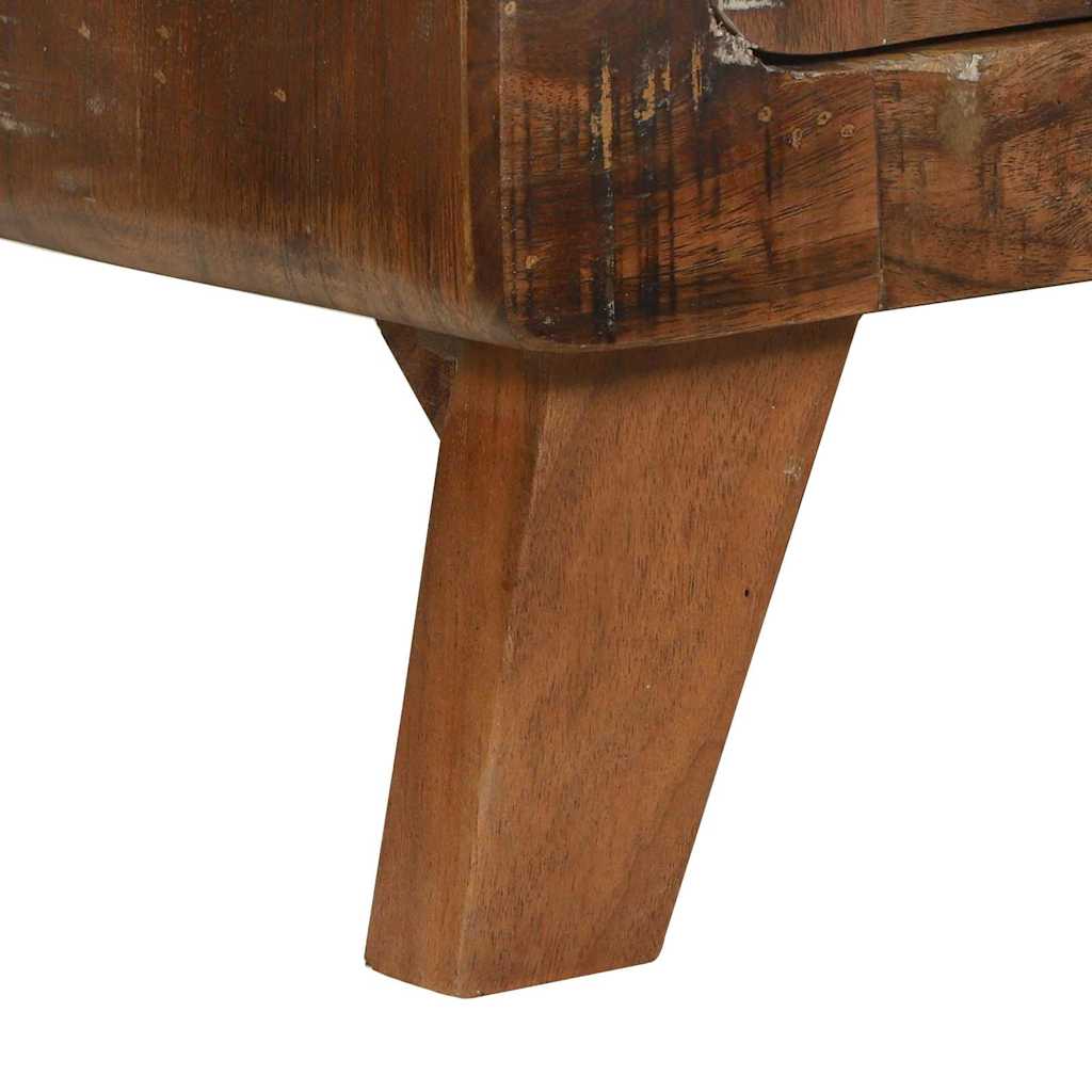 Kava Stol Šareni 80 x 54 x 45 cm Čvrsto drvo iz reciklaže