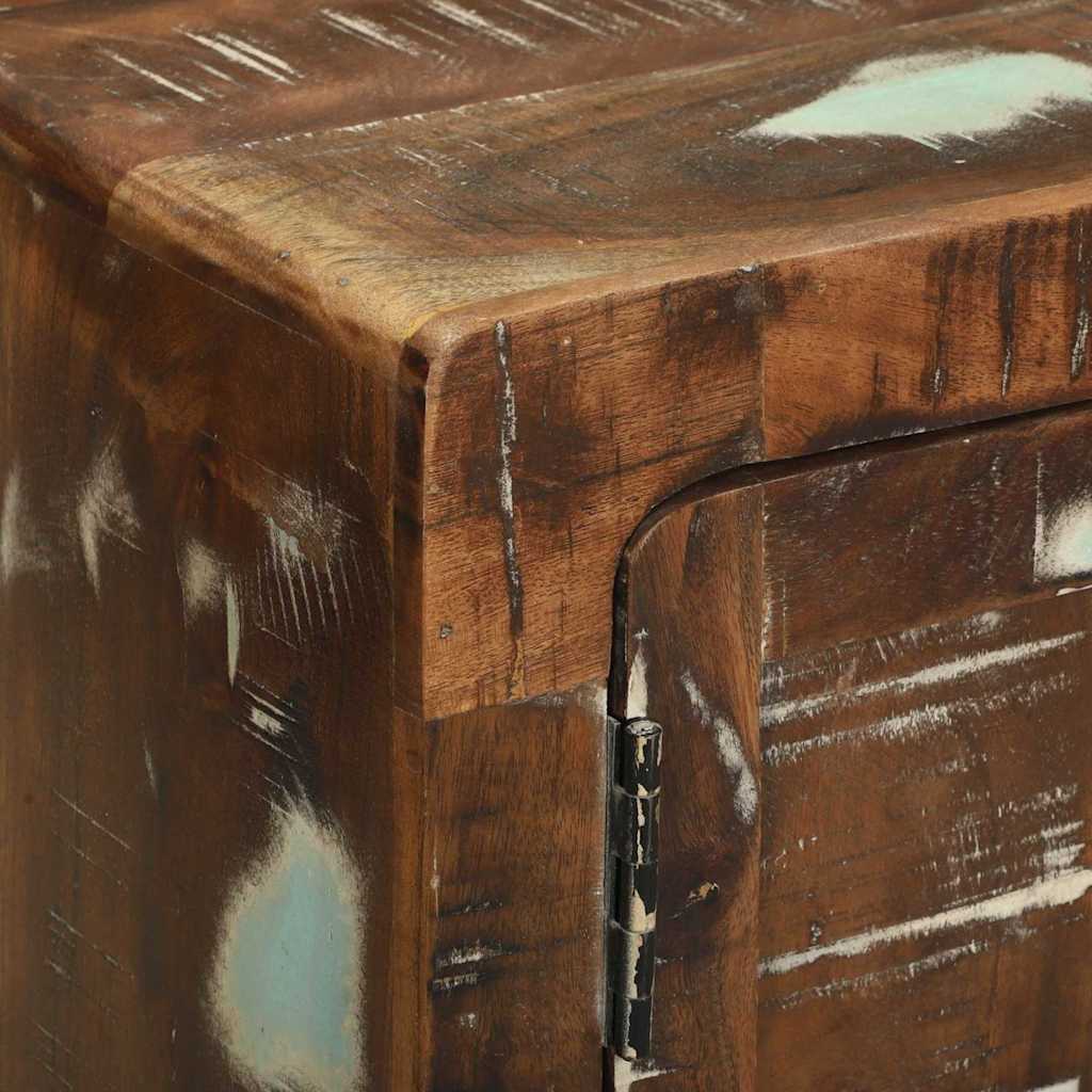 Kava Stol Šareni 80 x 54 x 45 cm Čvrsto drvo iz reciklaže