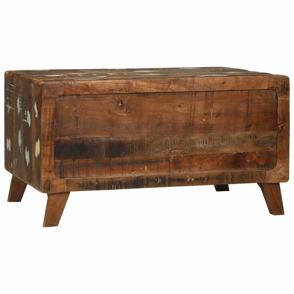 Kava Stol Šareni 80 x 54 x 45 cm Čvrsto drvo iz reciklaže