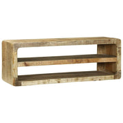 TV ormar s policom Smeđa 100 x 32 x 36 cm Čvrsto drvo manga