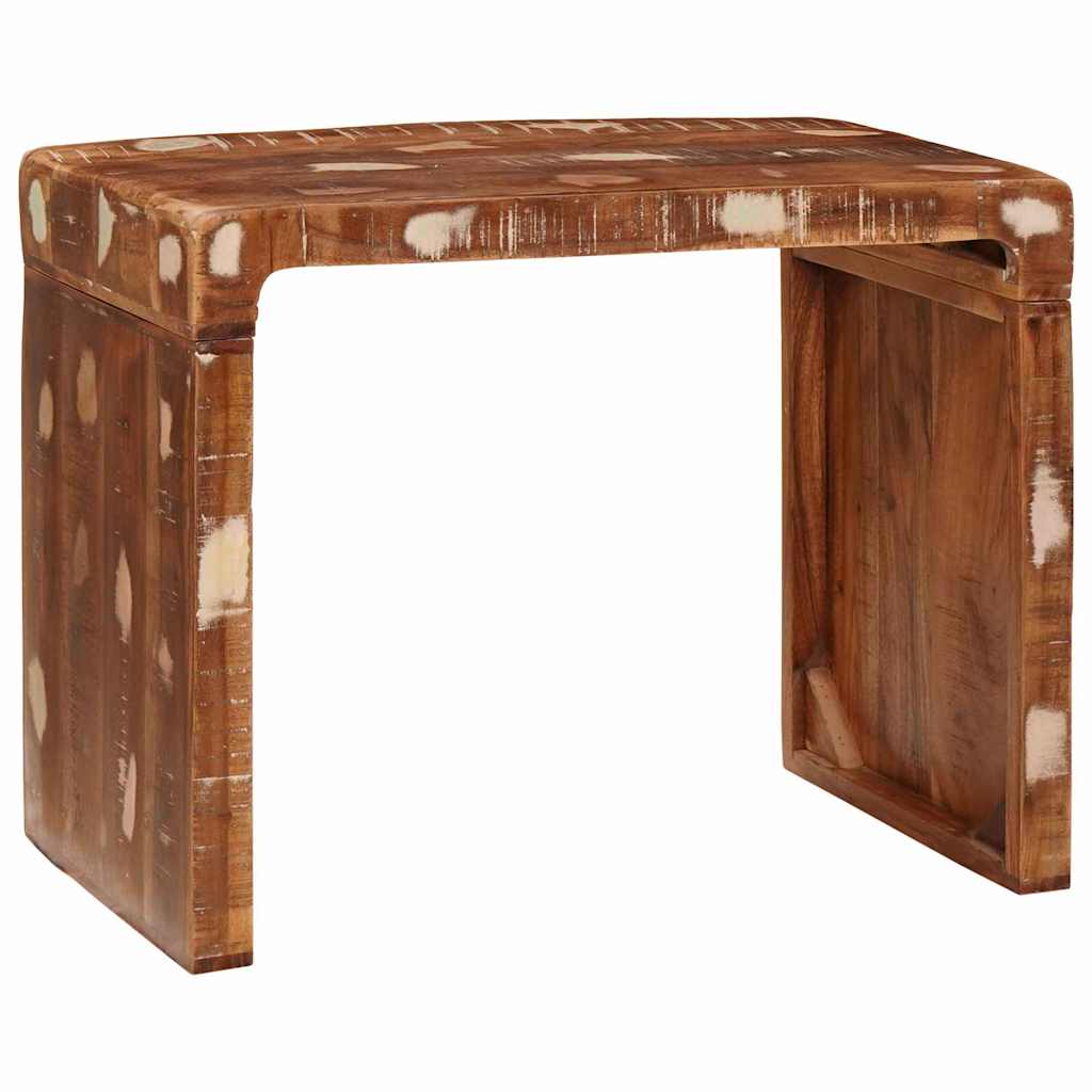 Konačna Stolić Smeđa 60 x 35 x 46 cm Čvrsto drvo iz reciklaže