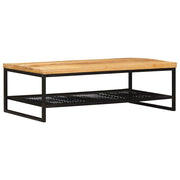Kava Stol Smeđa i crna 110 x 55 x 35 cm Čvrsto drvo manga