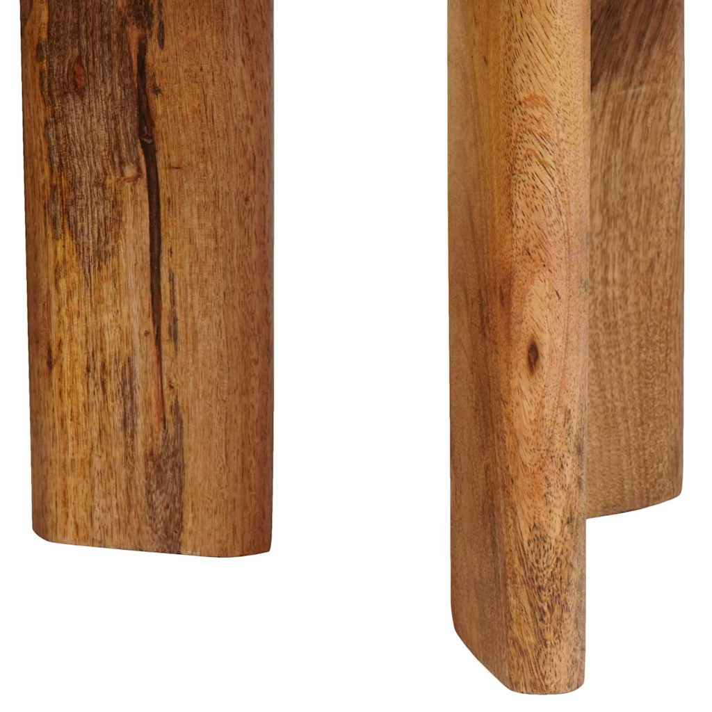 Stolovi za kavu na sklapanje 2 pcs Smeđa Čvrsto drvo manga