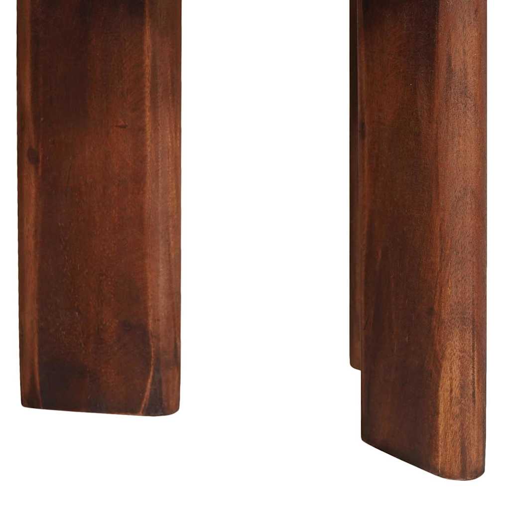 Stolovi za kavu na sklapanje 3 pcs Čvrsto reciklirano drvo