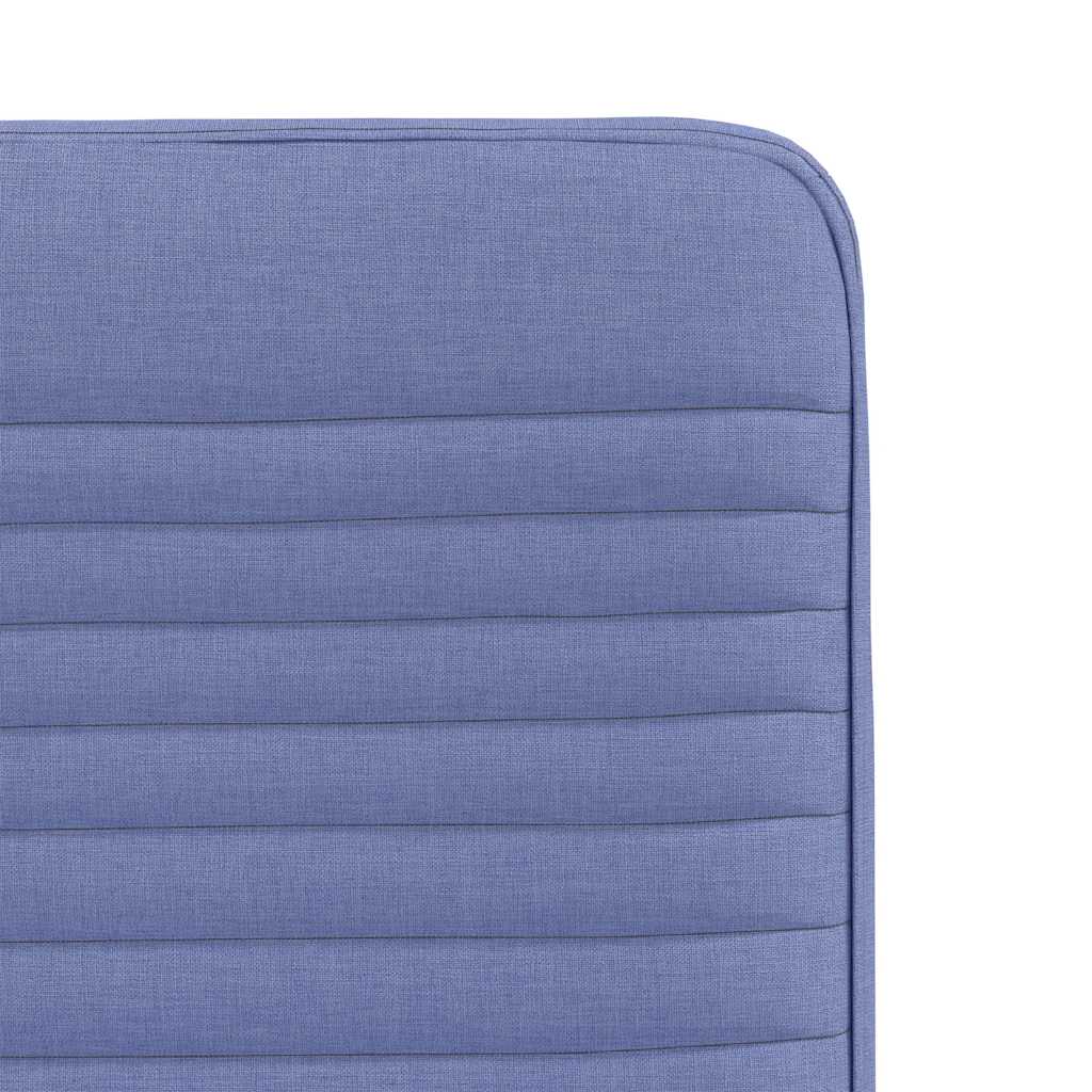 Blagovaonske stolice od tkanine 2 kom traper-plava