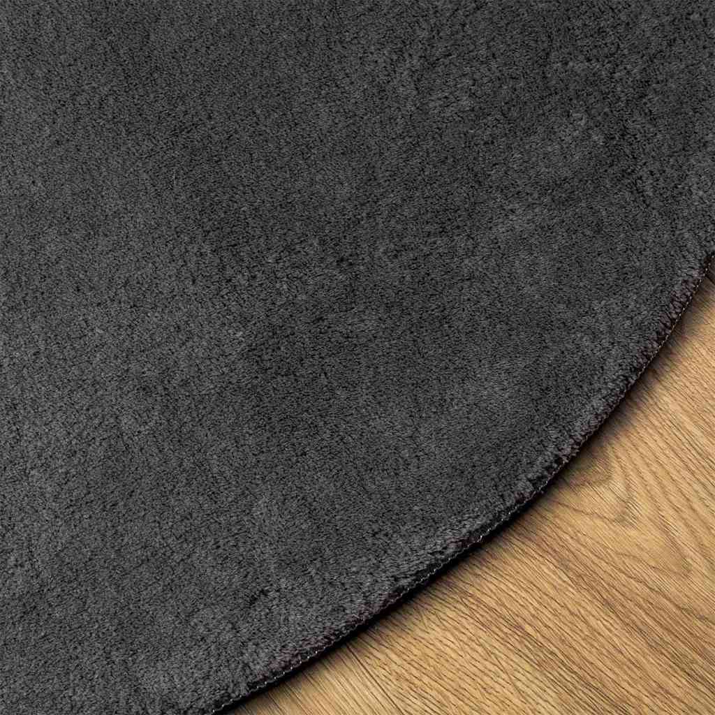 Tepih HUARTE Antracit 80 x 150 cm 100% poliester