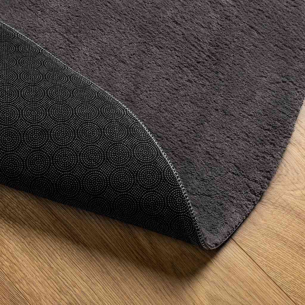 Tepih HUARTE Antracit 80 x 150 cm 100% poliester