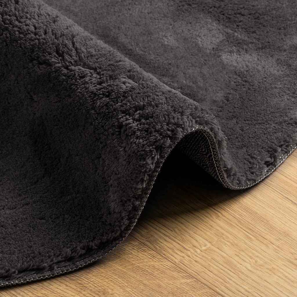 Tepih HUARTE Antracit 80 x 150 cm 100% poliester