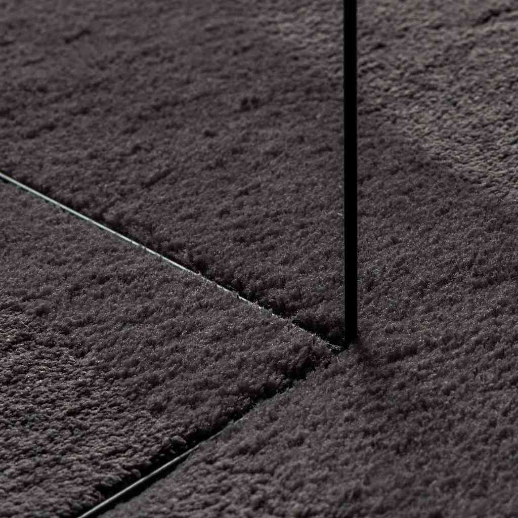 Tepih HUARTE Antracit 80 x 150 cm 100% poliester