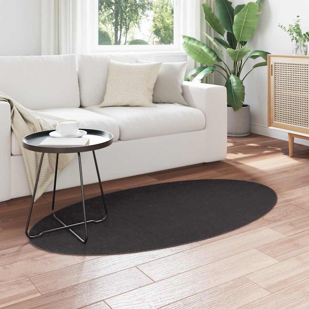 Tepih HUARTE Antracit 80 x 150 cm 100% poliester