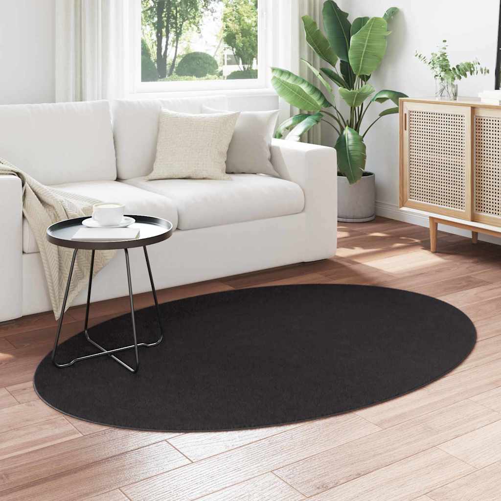 Tepisi za područja HUARTE Crna 120 x 170 cm 100% poliester