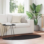 Tepih HUARTE Crna 80 x 150 cm Poliester