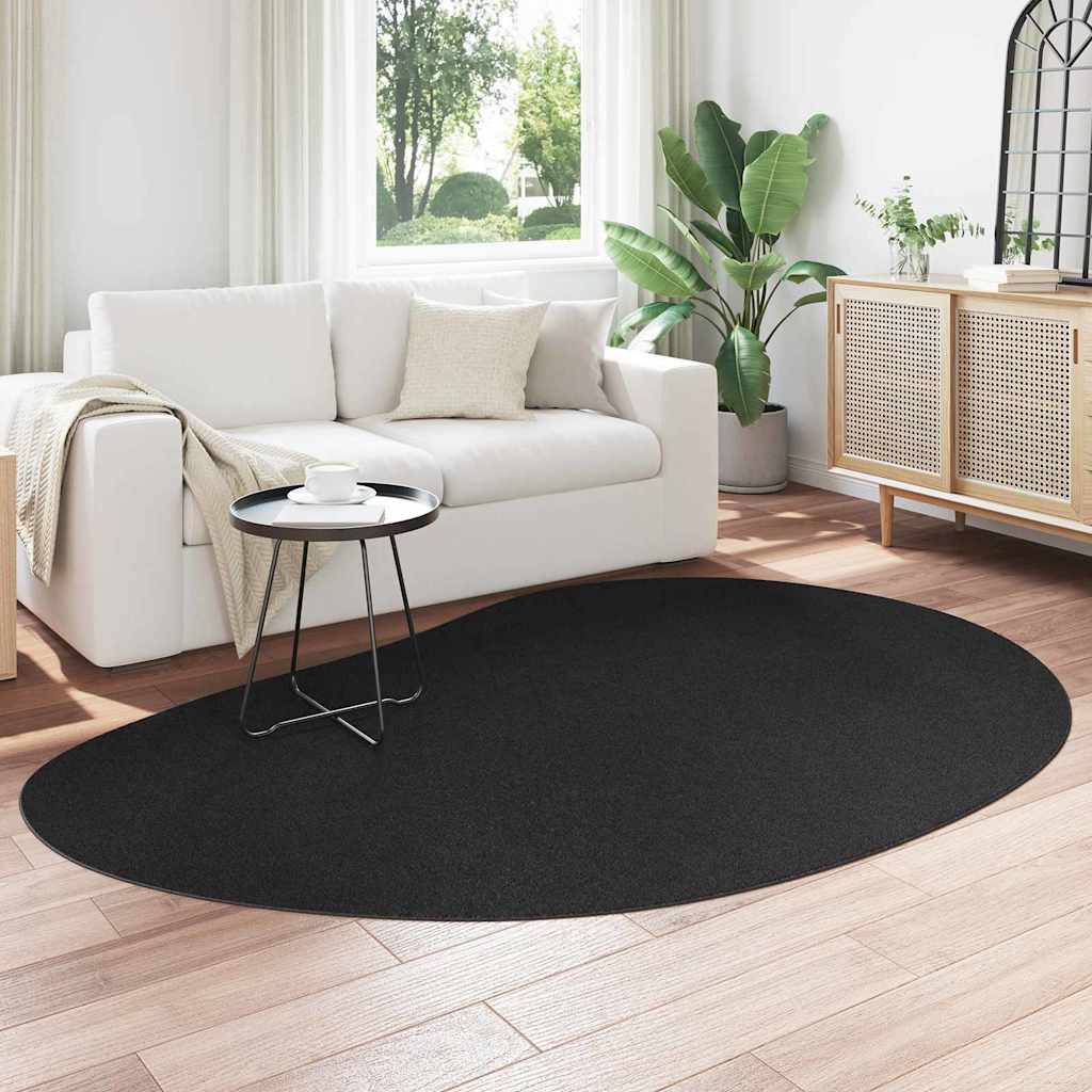 Tepisi za područja HUARTE Crna 160 x 230 cm Poliester