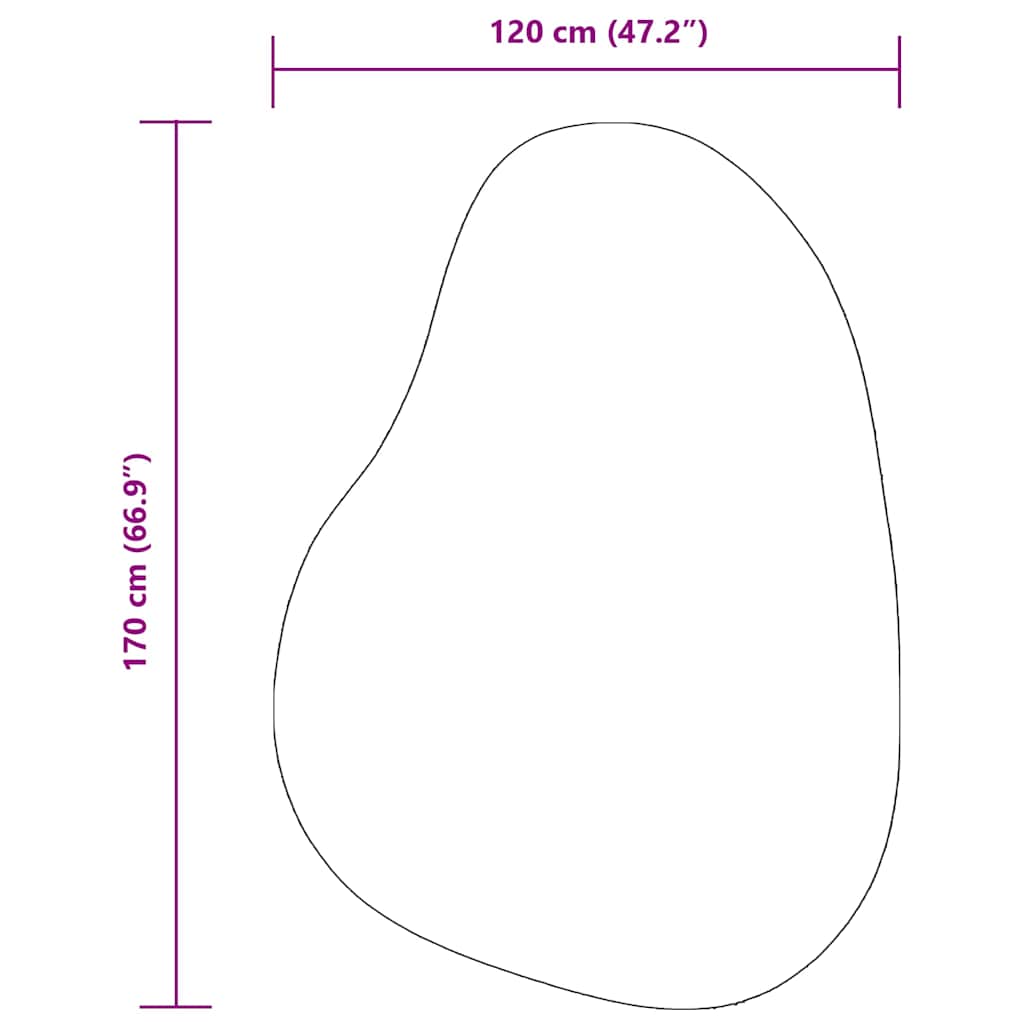Tepisi za područja HUARTE Antracit 120 x 170 cm Poliester