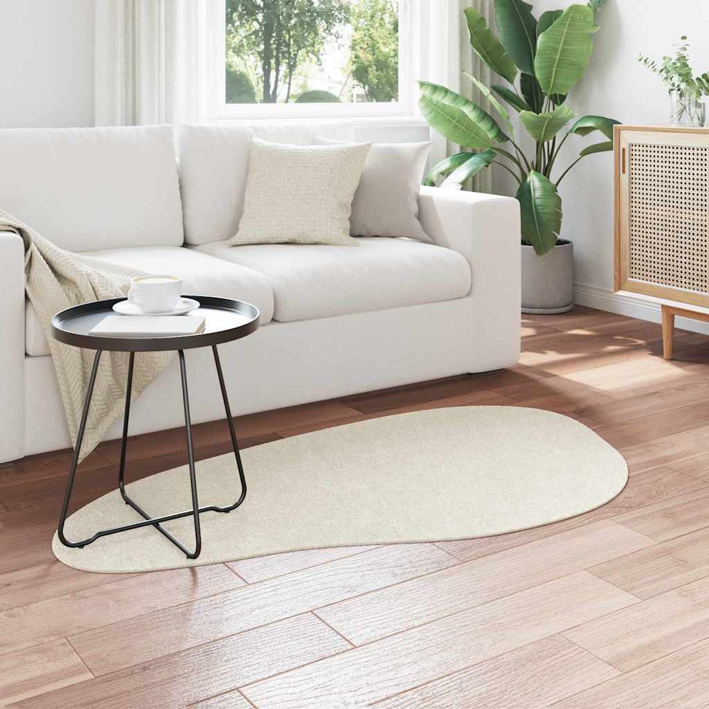 Tepih HUARTE Krem 80 x 150 cm Poliester