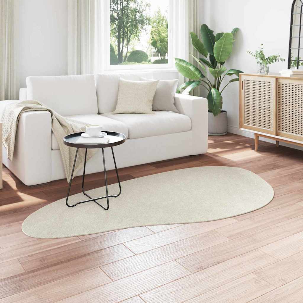Tepih HUARTE Krem 100 x 200 cm Poliester