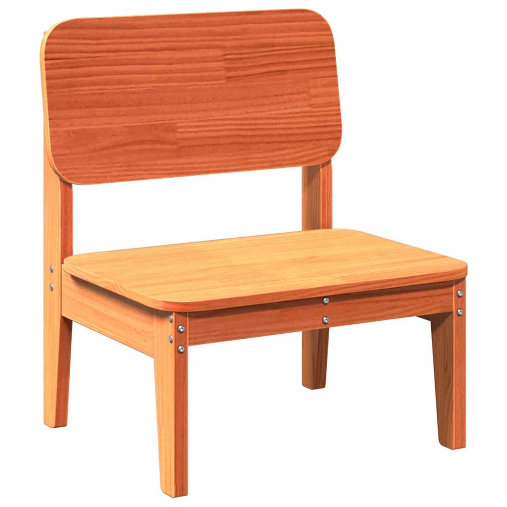 Vrtne stolice 2 kom voštano smeđe 60x52,5x72 cm borovine
