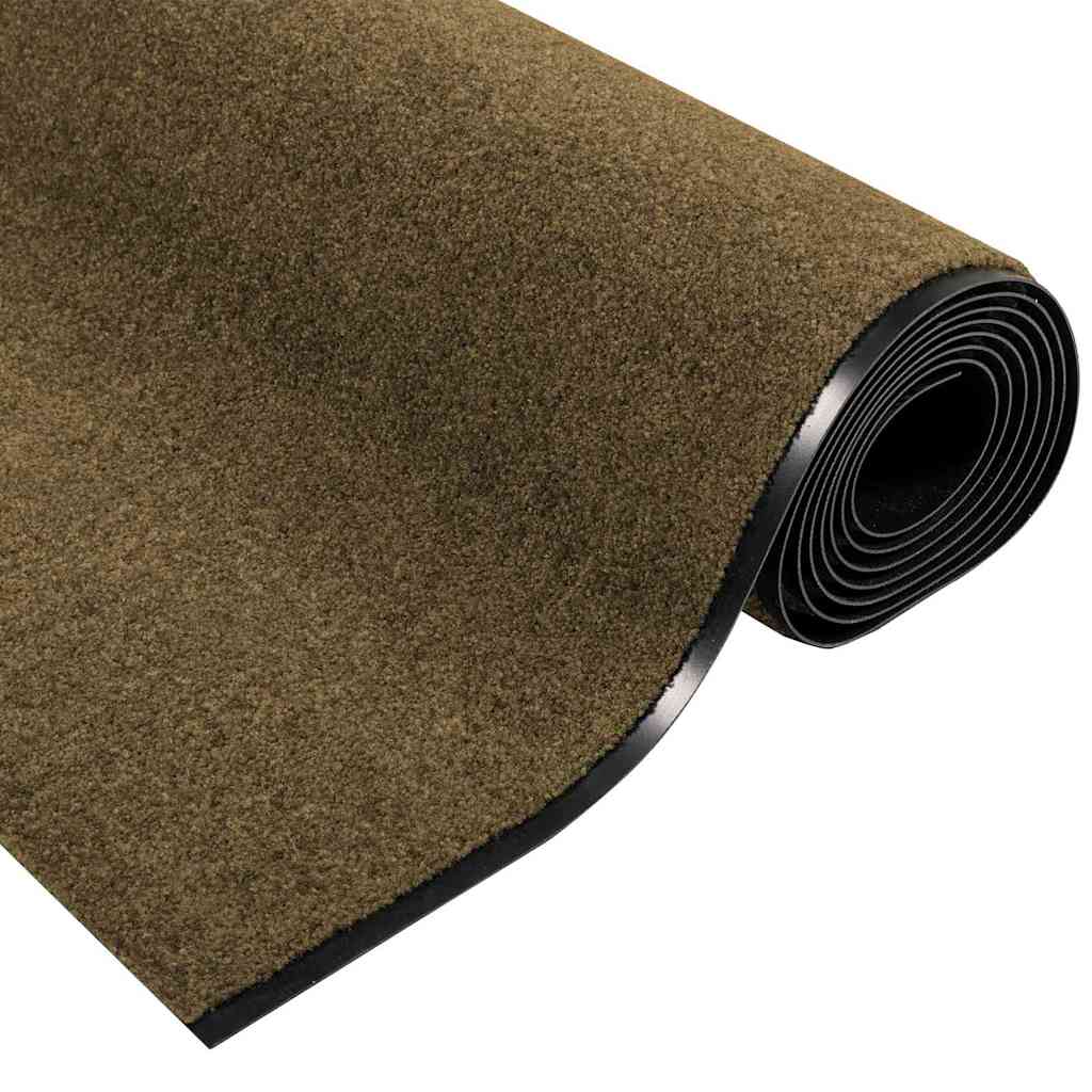 Otirač Ostalo Smeđa i crna 120 x 350 cm Poliamid i PVC