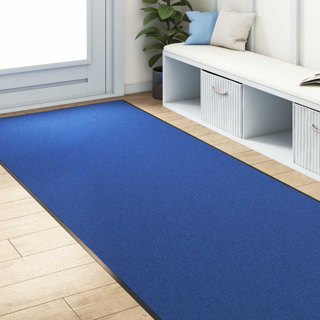 Otirač Ostalo Plava i crna 120 x 350 cm Poliamid i PVC