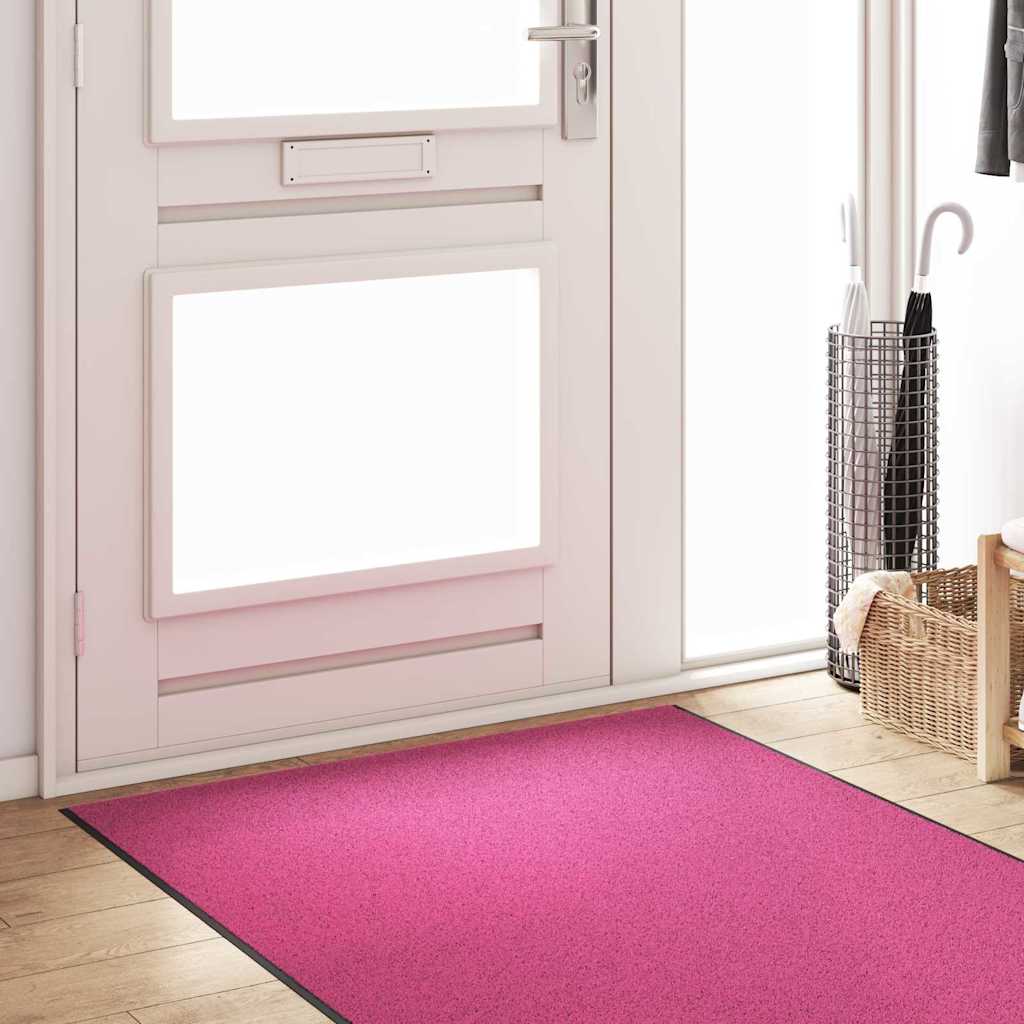 Otirač Ostalo Ružičasta i crna 120 x 400 cm Poliamid i PVC