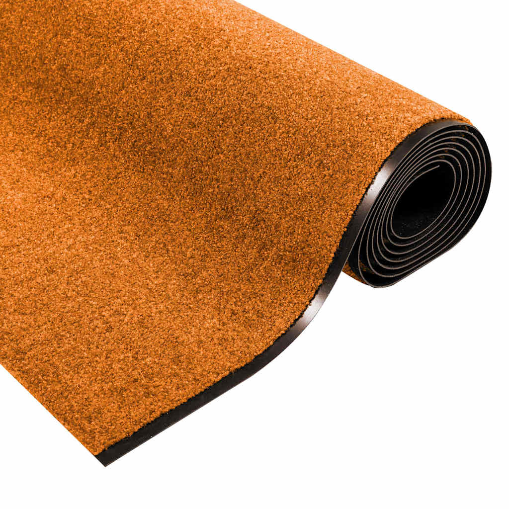 Otirač Ostalo Narančasta i Crna 120 x 350 cm Poliamid i PVC