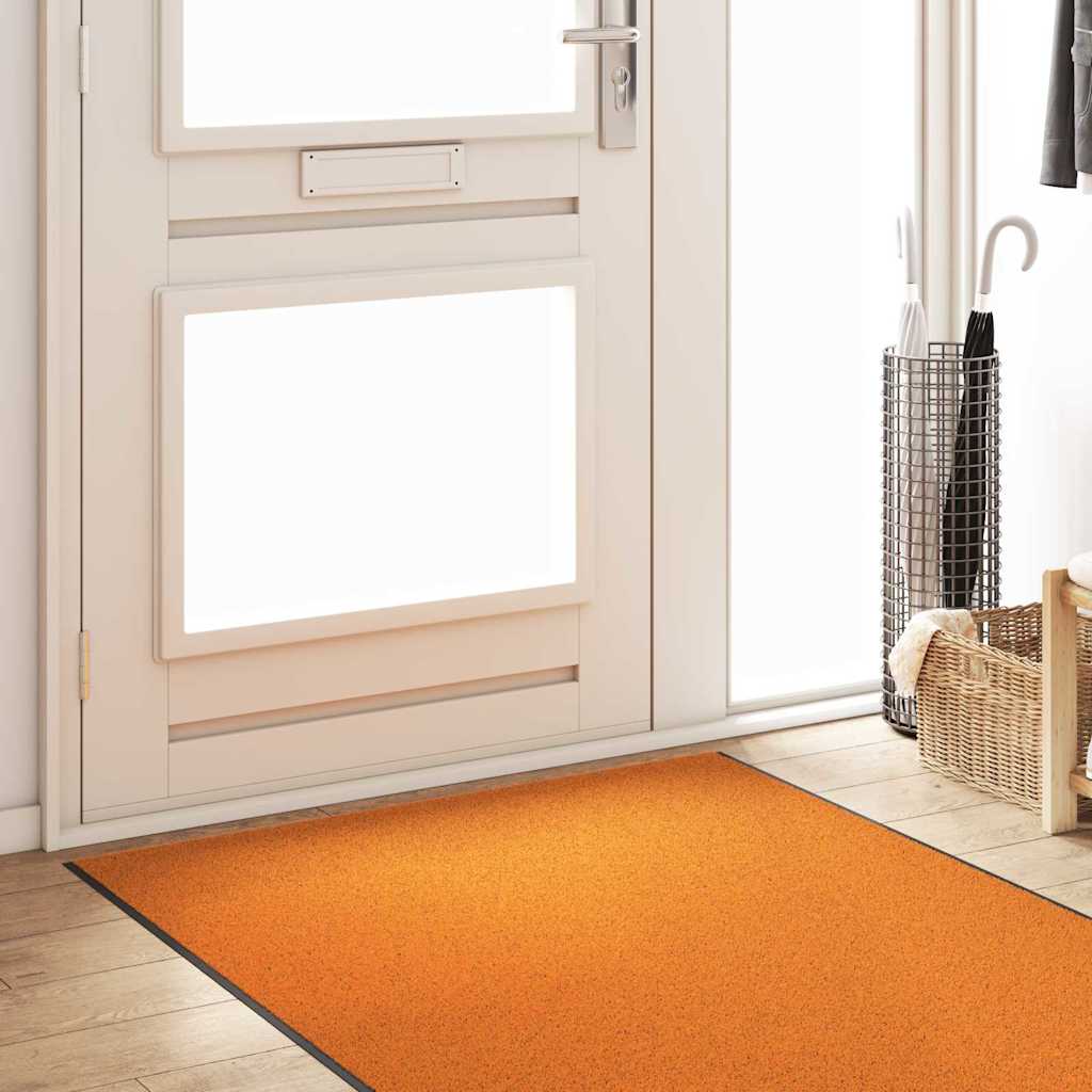 Otirač Ostalo Narančasta i Crna 120 x 350 cm Poliamid i PVC