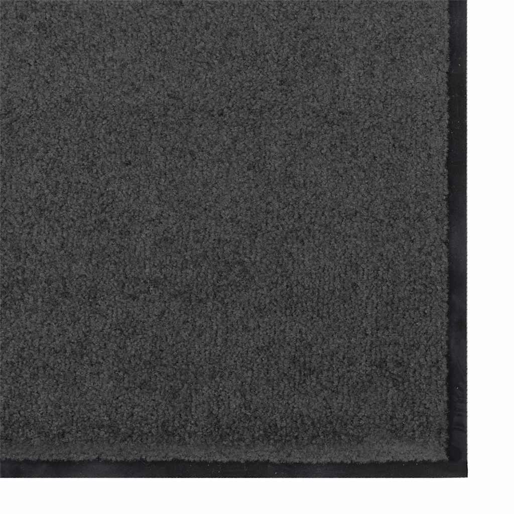 Otirač Antracit i crna 120 x 250 cm 100% poliamid