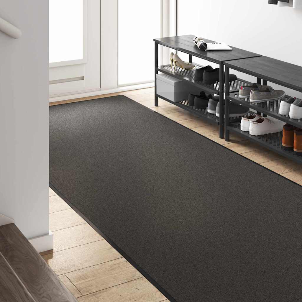 Otirač Antracit i crna 120 x 250 cm 100% poliamid