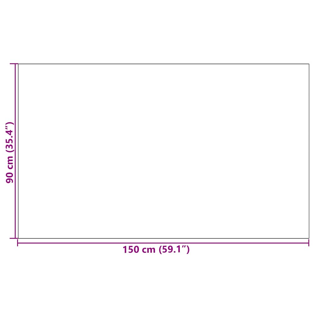 Otirač Bež i crna 90 x 150 cm 100% poliamid