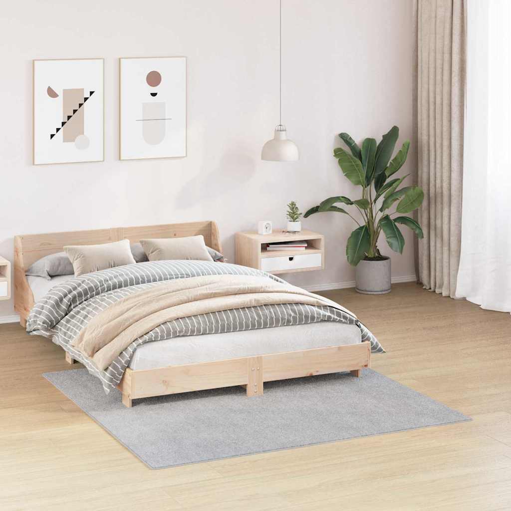 Protuklizni Shaggy Tepih Siva 160 x 160 cm PP