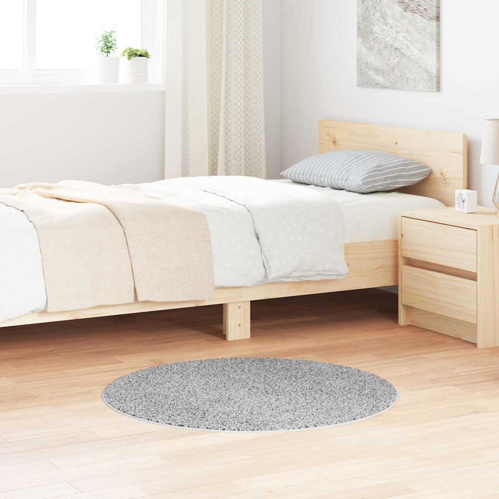 Protuklizni Shaggy Tepih Siva 90 x 90 cm PP