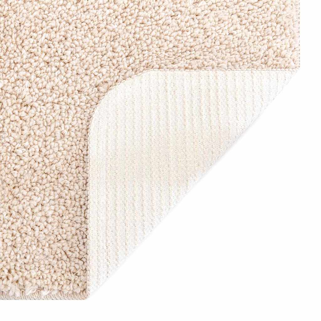 Protuklizni Shaggy Tepih Krema 200 x 200 cm PP