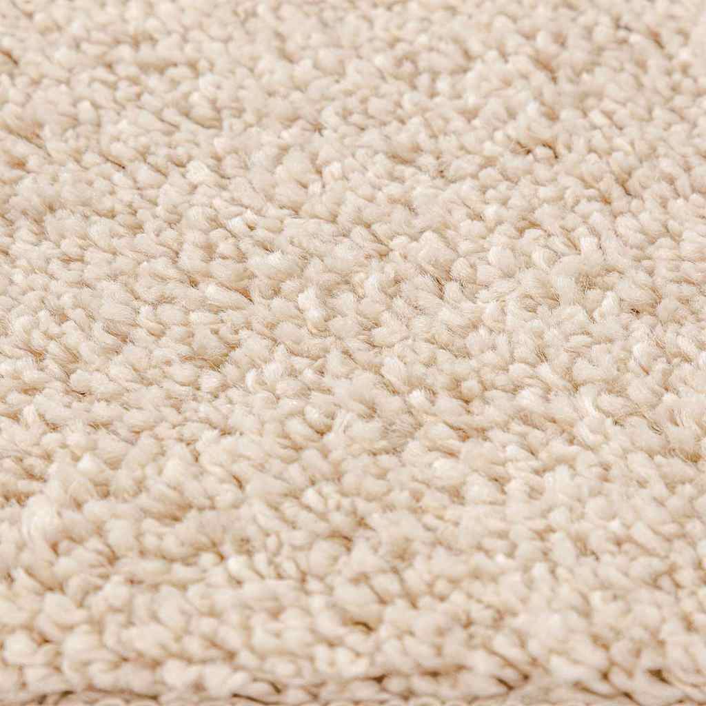 Protuklizni Shaggy Tepih Krema 200 x 200 cm PP