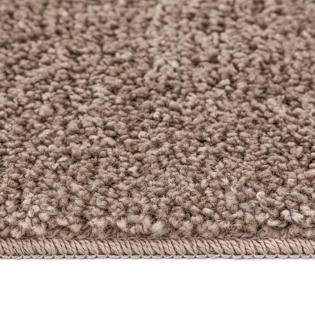 Protuklizni Shaggy Tepih Smeđa 200 x 200 cm PP