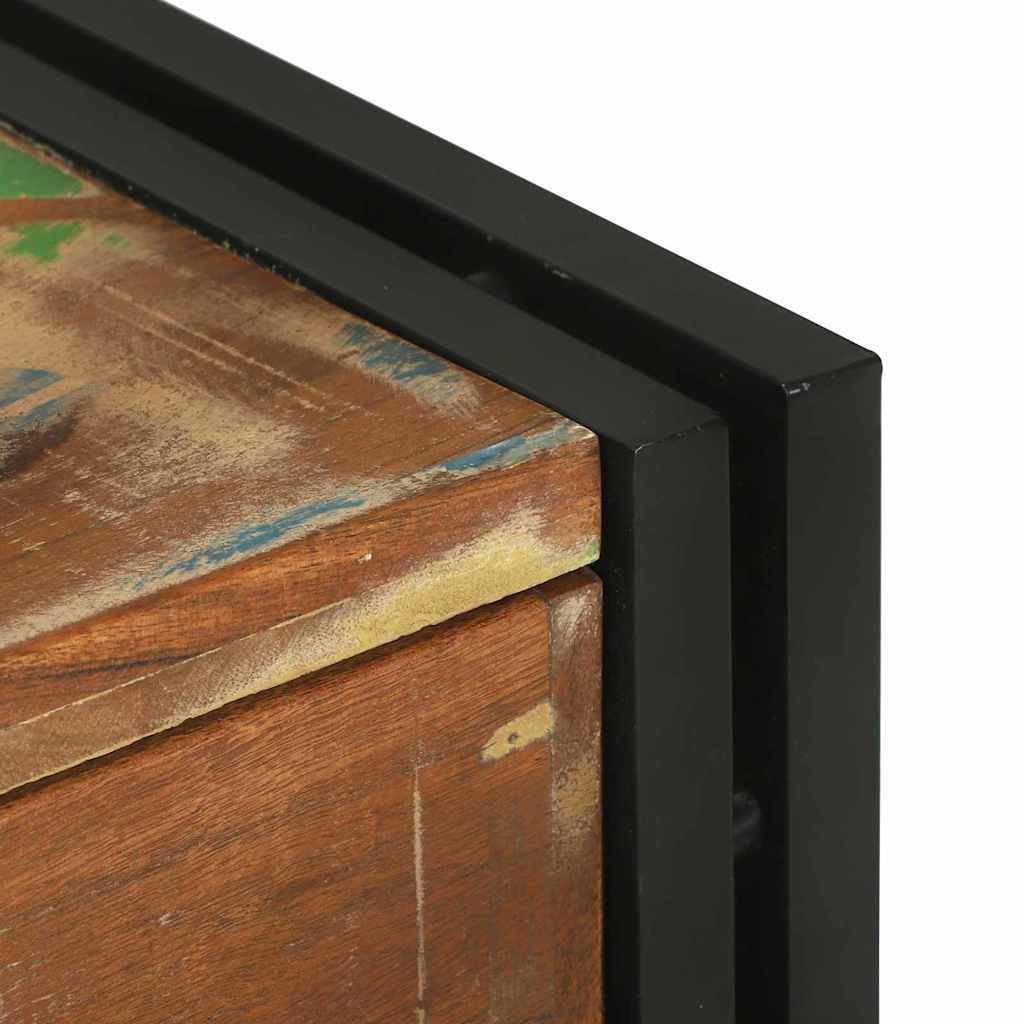 Kava Stol Šareni 90 x 50 x 38 cm Čvrsto drvo iz reciklaže